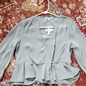 Elegant Gray Women's Top